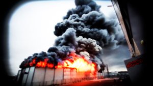 Пожар на складе в Ногинске