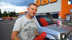 Suzuki Jimny "Микроб" | Новые пружины и амортизаторы