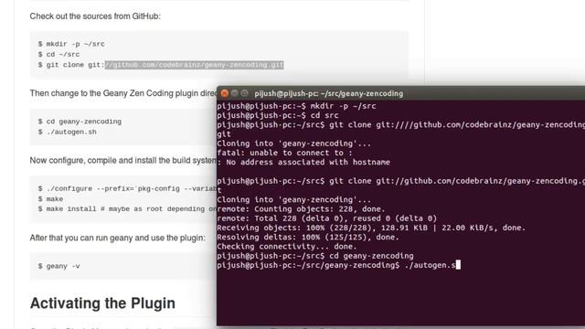 Install zen coding in geany on ubuntu 14.04 смотреть онлайн