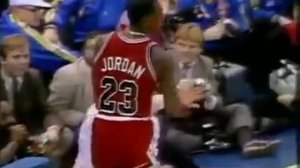 Майкл Джордан данк со штрафной линии