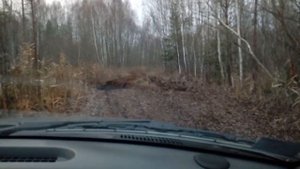 Lexus RX300 AWD Stuck in Slippery Mud Offroad