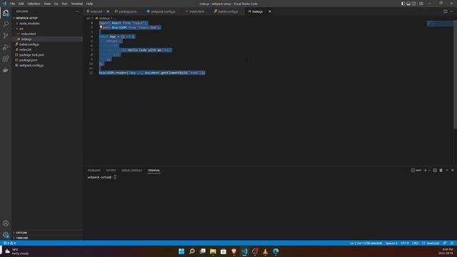 Webpack v5 with React | Babel | Preact | 2022 | Webpack Loaders смотреть онлайн
