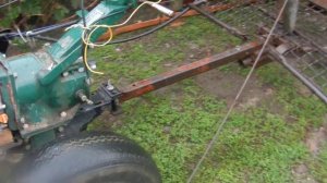 Тросовой руль на мотоблок.