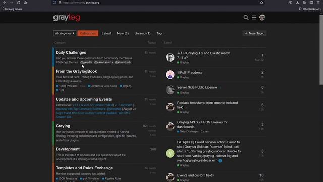 Tour of the Graylog Community
