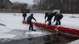 Подготовка купели для Крещения