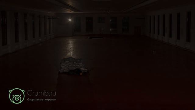 Резиновое покрытие для крытого стадиона