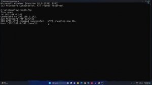 How To Connect and Login FTP Server using CMD on Windows 11