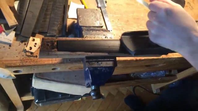 Смена грифа на скрипке. Ремонт для клиента. смотреть онлайн