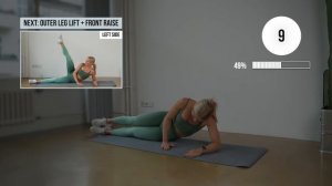 40 MIN LEAN LEGS AND TONED ABS Workout - No Equipment, No Repeat, Low Impact Home Workout