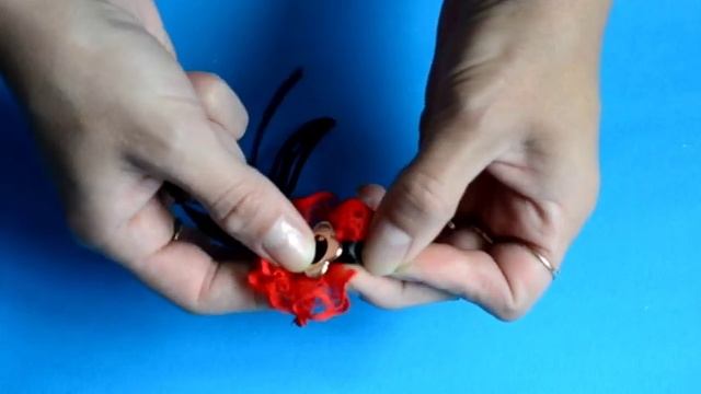 ?Заколочки для челочки/Бантики из кружева/Clip for bangs ? смотреть онлайн