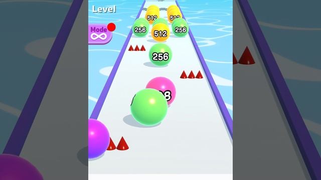 Ball Run 2048 - All Levels Gameplay Android, iOS ( Levels 3770 )