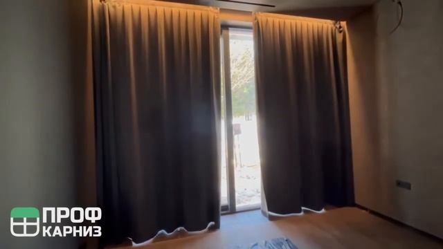 Установлены раздвижные карнизы #Dauerhaft, управление от пульта. смотреть онлайн