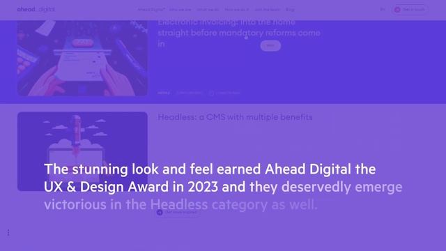 Ahead Digital: 2023 Website of the Year Award Winner, Headless смотреть онлайн