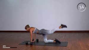 30 MIN TONED LEGS & ROUND BOOTY WORKOUT (Dumbbell, At Home)