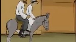 Притча про осла, деда и внука.