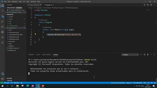 07 Visual Studio Code\Git\GitHub CSharp