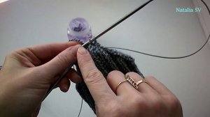 Два способа закрытия макушек для шапок. МК