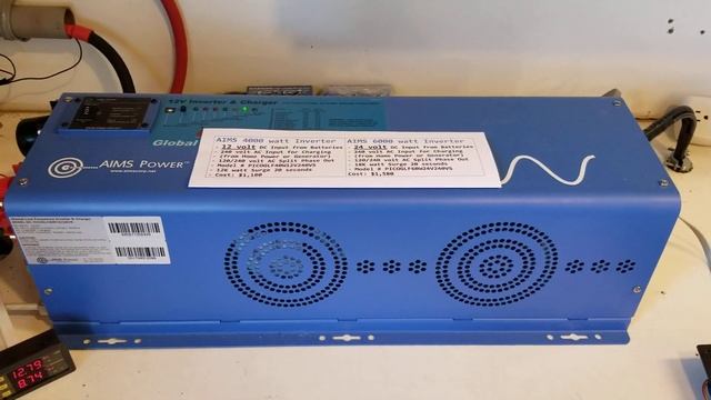 AIMS 6000w 24v VS 4000w 12v Battery Inverter Split Phase 240v Comparison for Emergency Backup Power смотреть онлайн