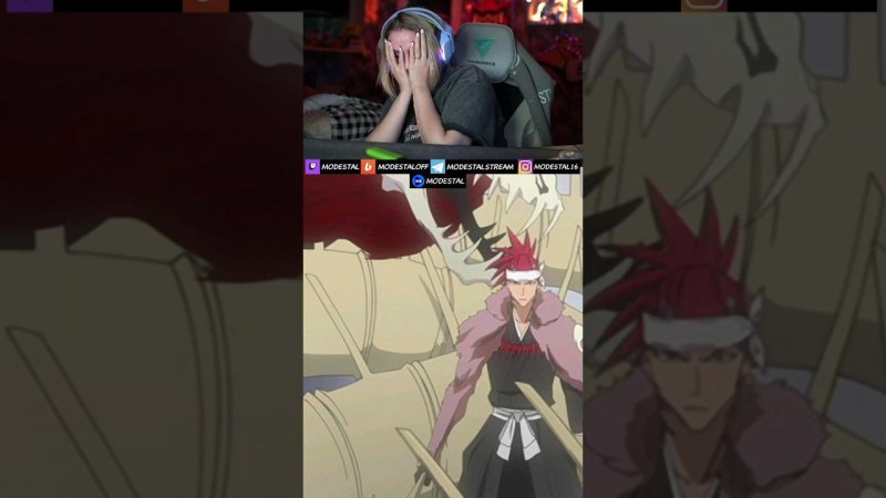 Порвало с банкая Рэндзи(Ренджи) Абарая. Аниме "Блич" #shorts #modestal #anime