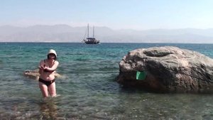 Эйлат. Приземление и взлет аэропорт Овда. Eilat. The landing and take-off from Ovda airport