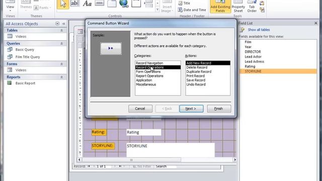 Creating a Main Menu Form in an Access Database смотреть онлайн
