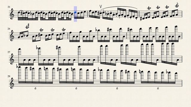 Fast Violin Solo - Samvel Yervinyan The Classical Performances with Samvel Yervinyan Sheet Musi