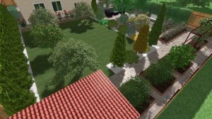 Ландшафтный дизайн заднего двора