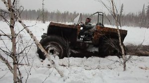 2015-2016 Off Road Jeep Чуть клиренса не хватило) - снегоход-болотоход в реальных условиях тайги