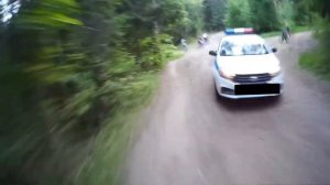 Уход на мото от ДПС.