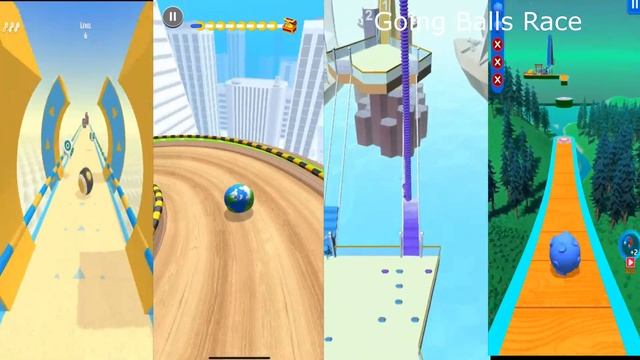Action Balls vs Going Balls vs Bridge Race vs Sky Rolling Bals
