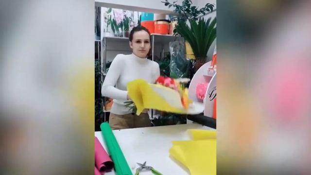 Сборка букета Градиент