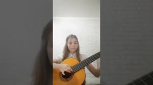 Дихтярь Анастасия - русская народная песня "Ходила младешенька по борочку". Обр. П. Яшнева