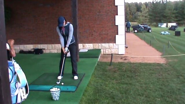 Урок гольфа от Марии Верчёновой смотреть онлайн