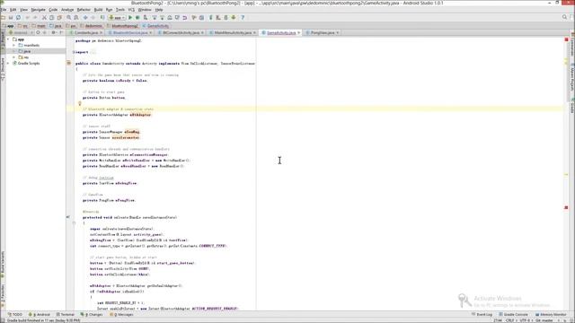 Pong Game Player vs Player Code Run Down