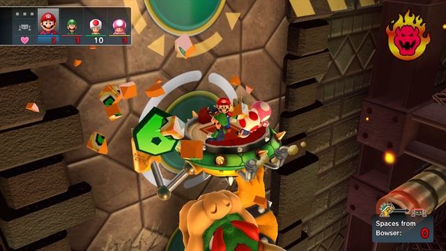 Mario Party 10 Bowser Party #575 Mario, Luigi, Toad, Toadette Chaos Castle Master Difficulty смотреть онлайн