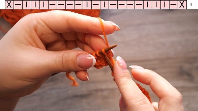 Узор «Ажурные сердечки» спицами ? «Hearts» knitting pattern смотреть онлайн