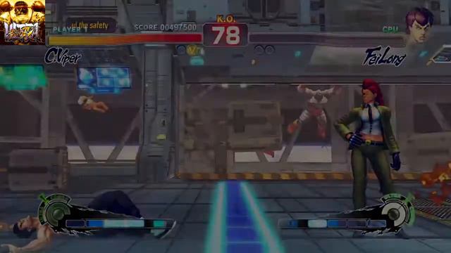 ULTRA STREET FIGHTER IV C. Viper Arcade Mode смотреть онлайн