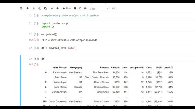 Python Pandas  #reallifeexamples #sales #dataanalytics  (EDA Practices)