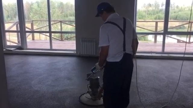 Шлифовка стяжки пола