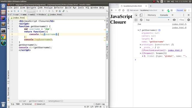 What is JavaScript closure and how it works?