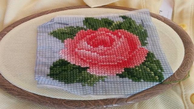 Вышивка крестиком на футболке, мастер-класс