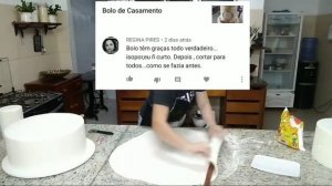 Fazendo um bolo de Casamento