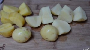 Картошка со шкварками