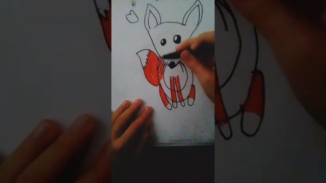 как нарисовать лисичку смотреть онлайн