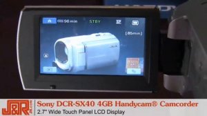 Sony DCR-SX40 4GB Handycam Camcorder