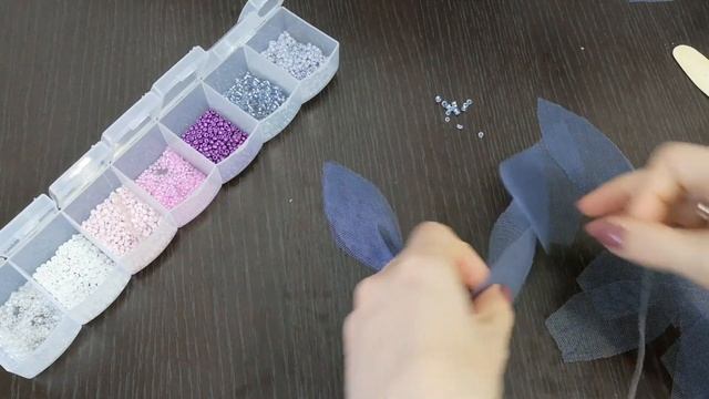 Как сделать цветы из сетки
