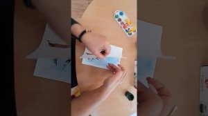 Нетрадиционная техника рисования  . "Весеннее дерево ".