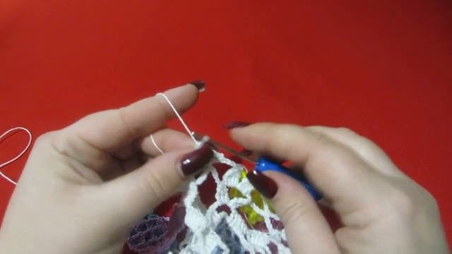 Салфетка крючком 