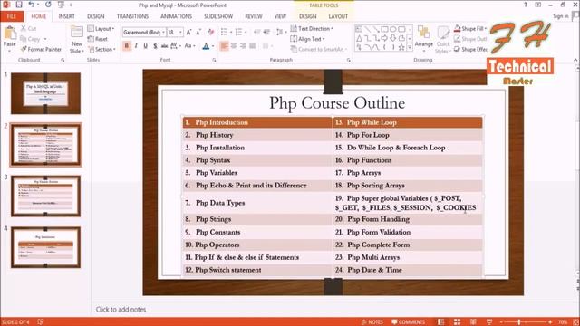 How to learn php Lesson 1 |  Mysql Course Outline