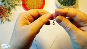 Цветы из бисера. Цветущая веточка САКУРЫ из бисера. Пошаговый МК по бисероплетению.